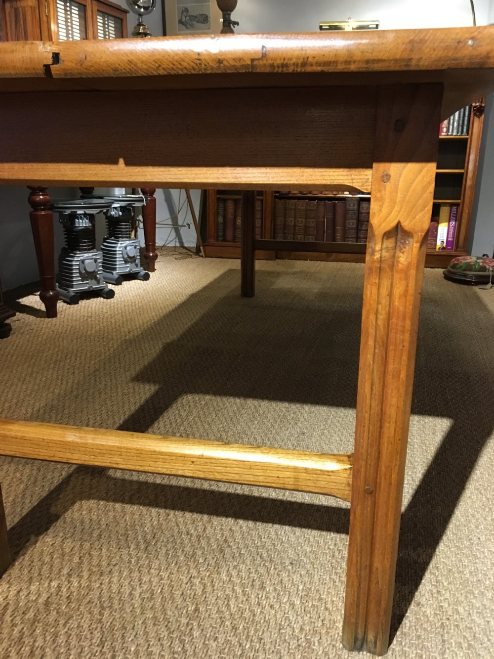 Farmhouse table , elm 230 cms  View VIII