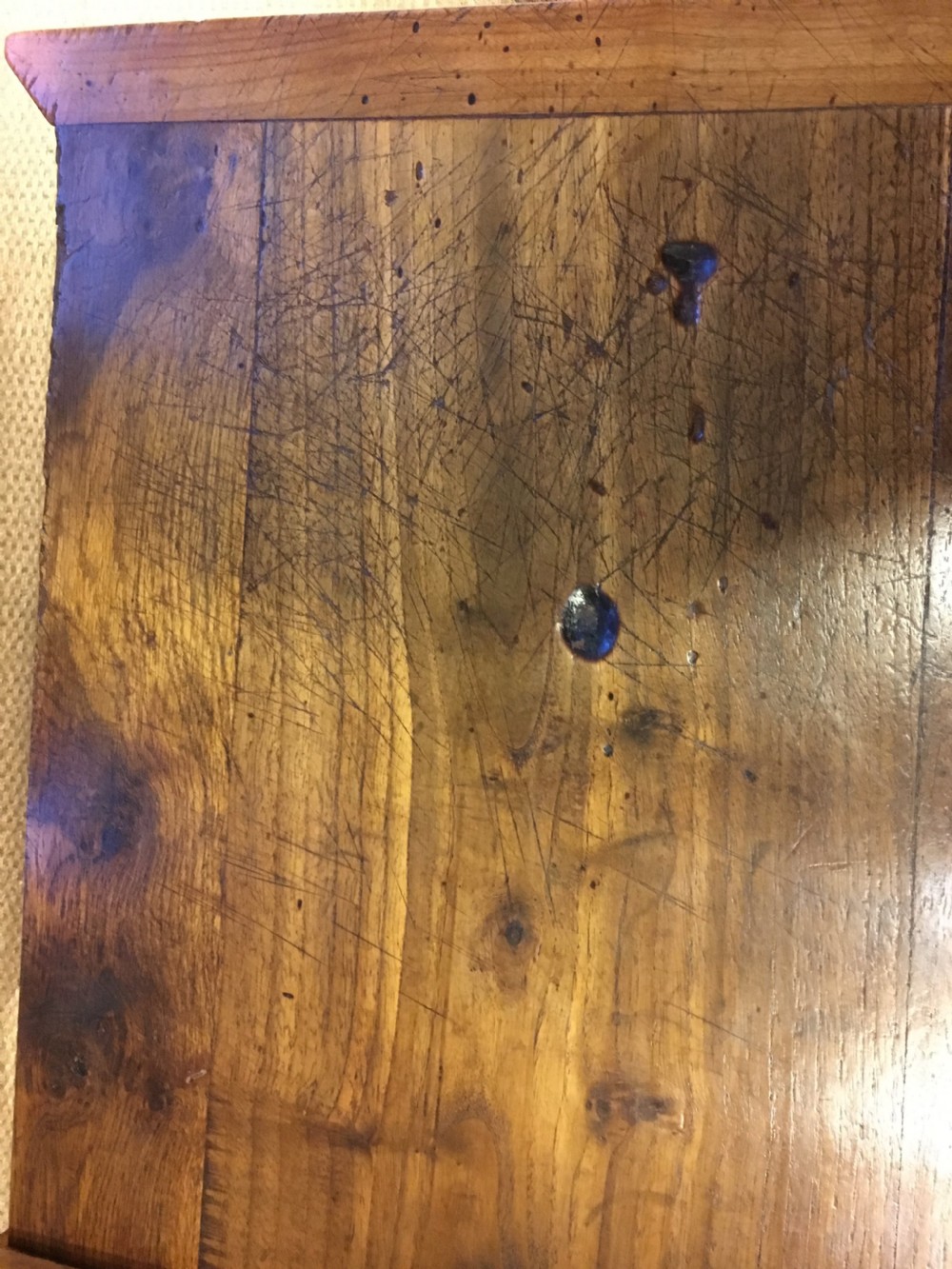 Cherrywood farm table turned legs 2 meters  View II