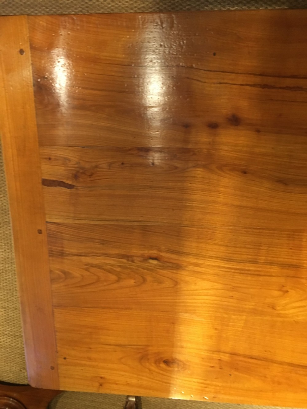 Cherrywood farm table turned legs 2 meters  View III
