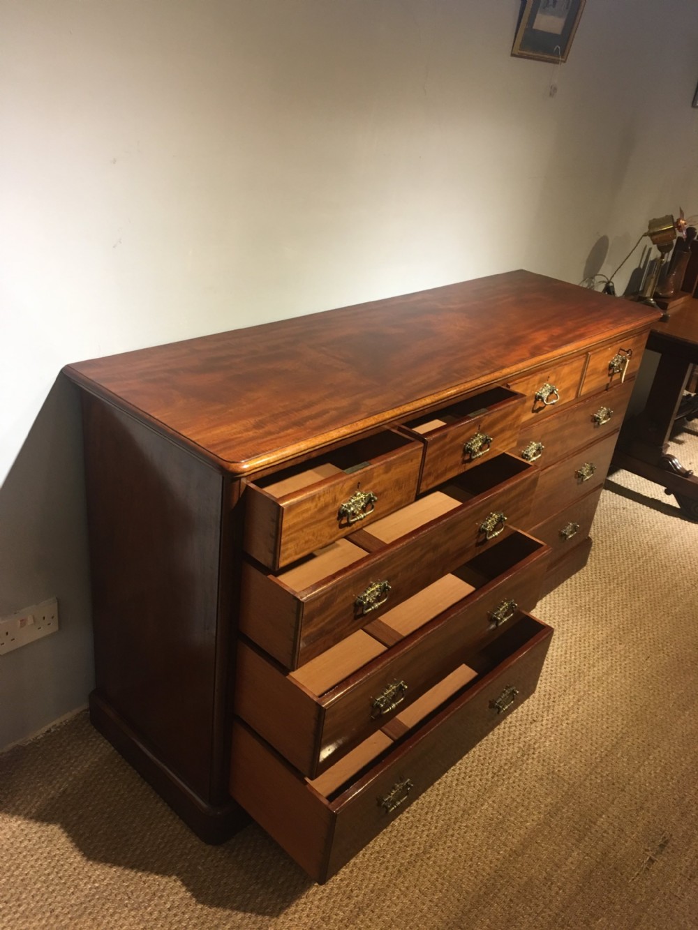 Victorian Bank of drawers  View VIII