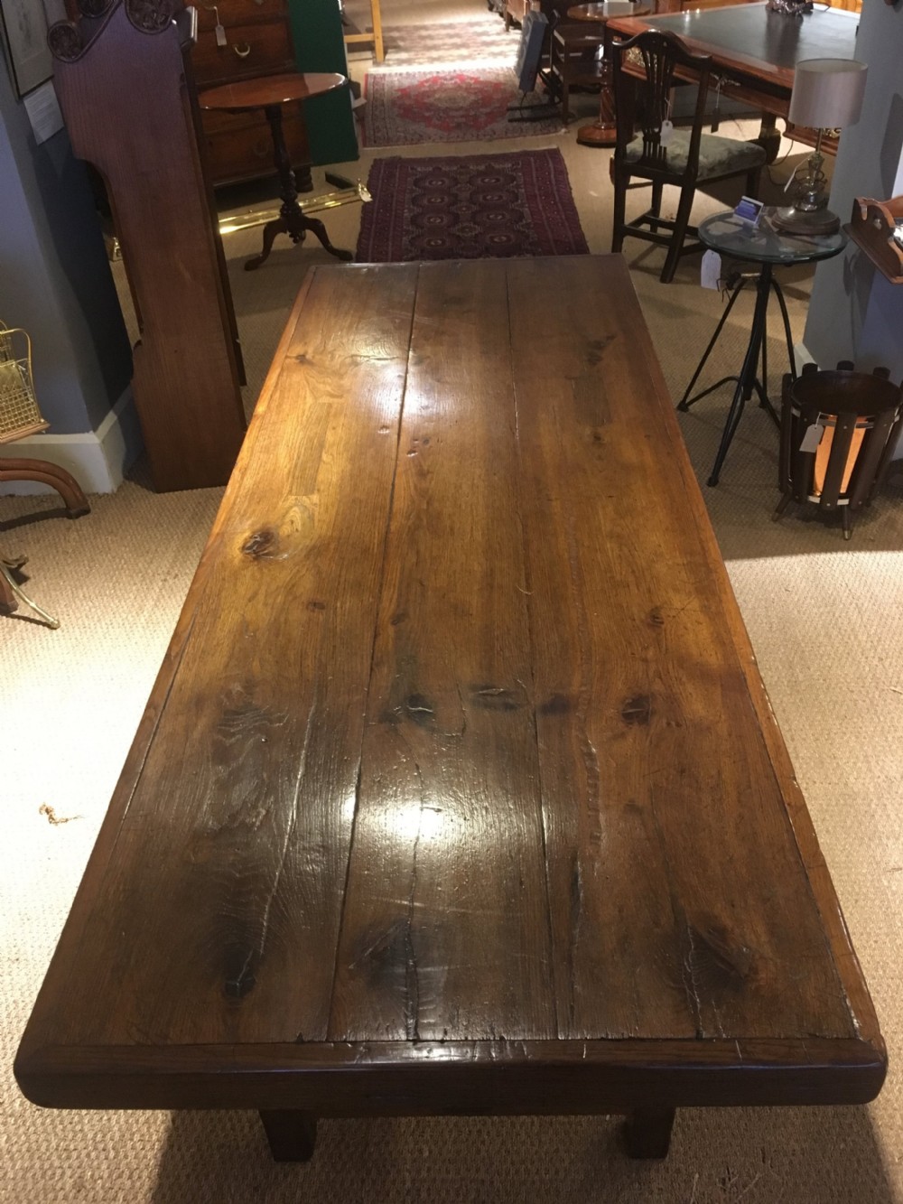 Oak Refectory table  View II