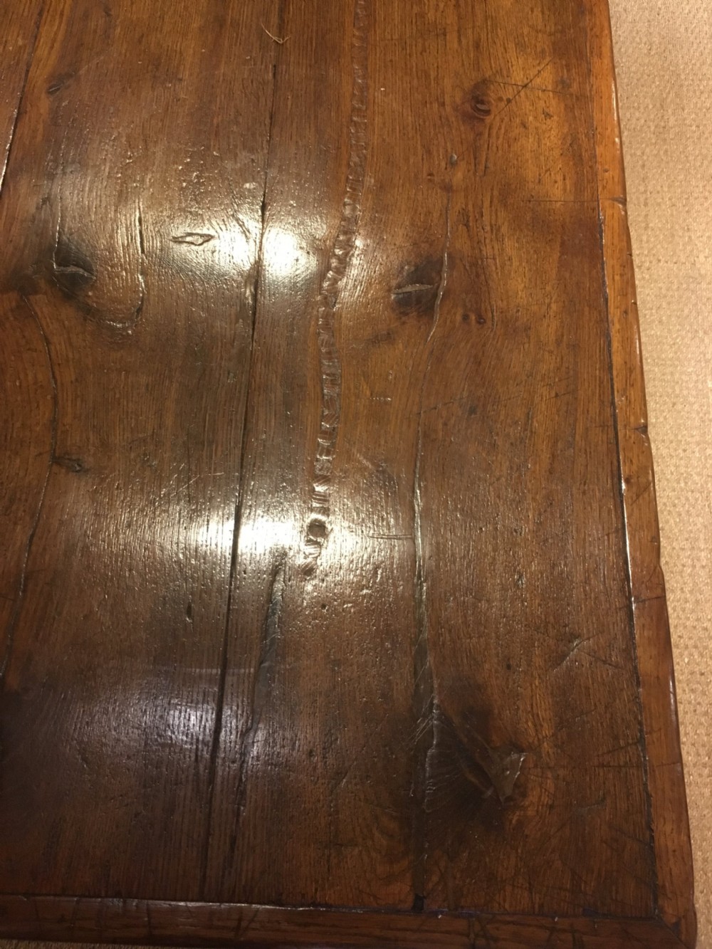 Oak Refectory table  View IV