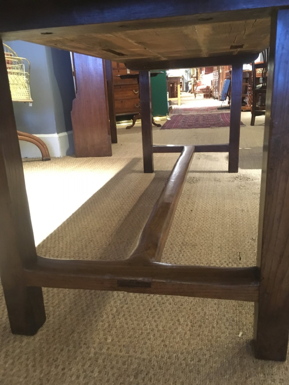 Oak Refectory table  View V