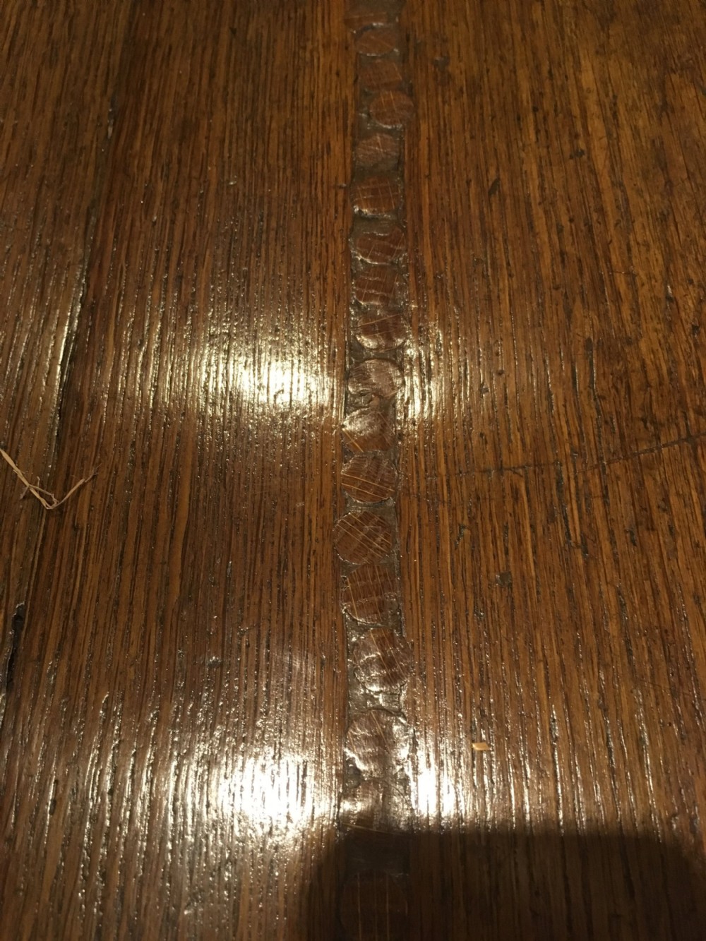 Oak Refectory table  View VI