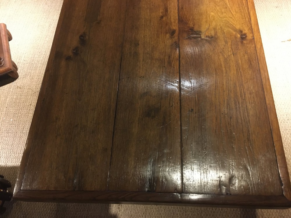 Oak Refectory table  View X