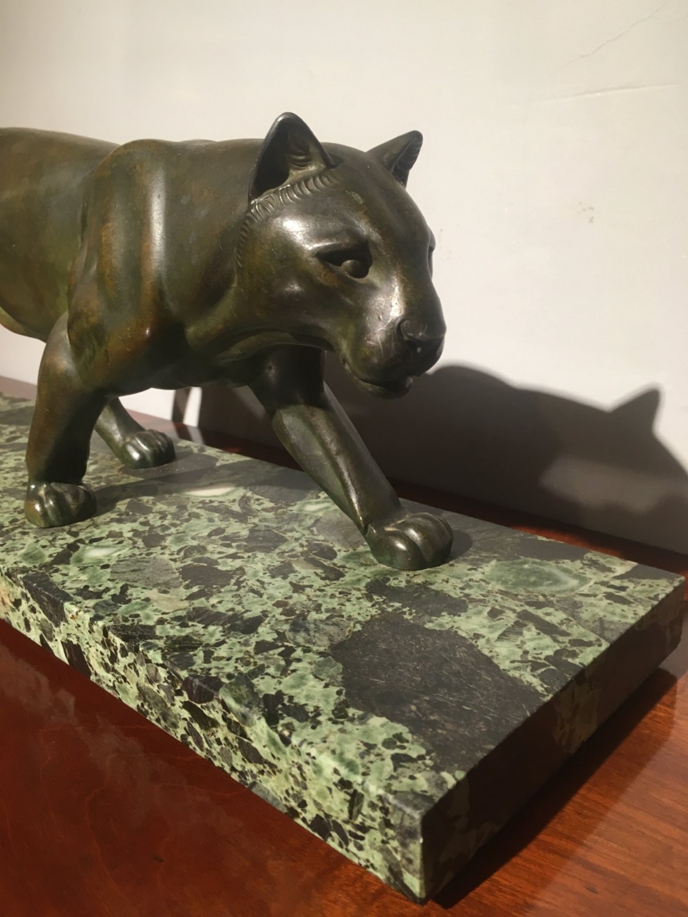 Art deco spelter panther  View V