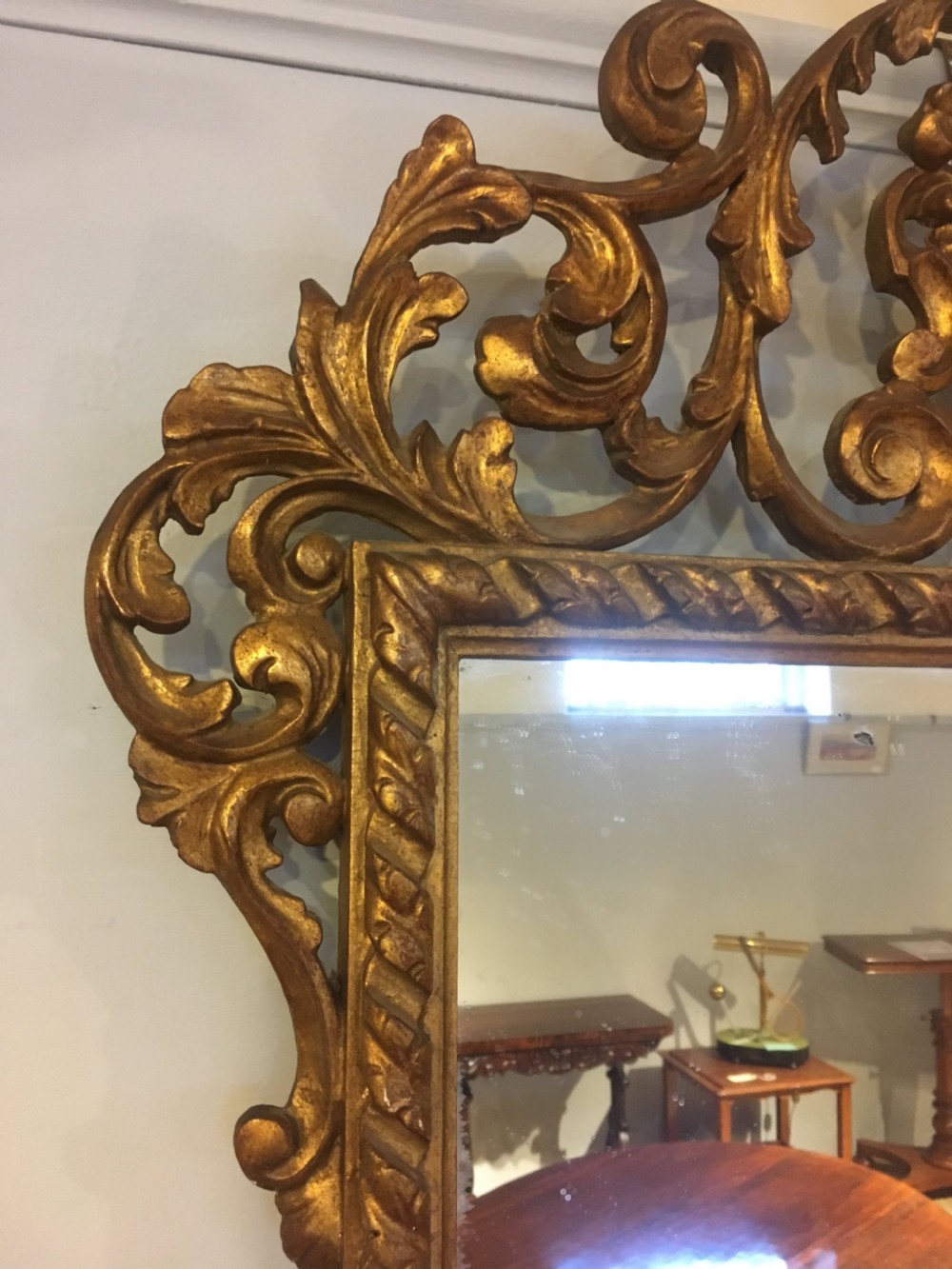 Gilt mirror 51x28 inches  View VII