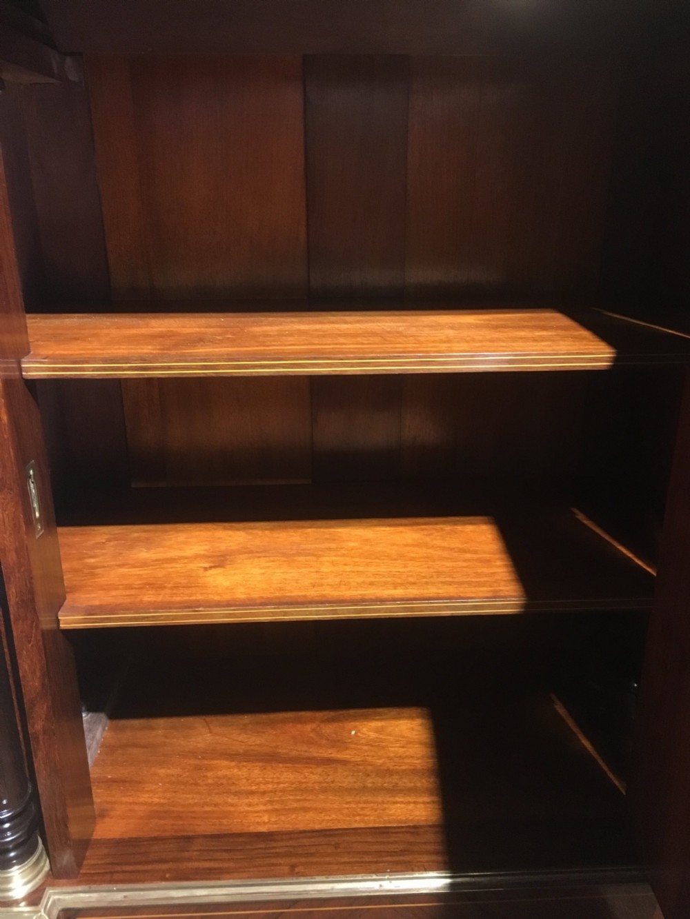 Napoleon III rosewood and inlaid side cabinet   View VI