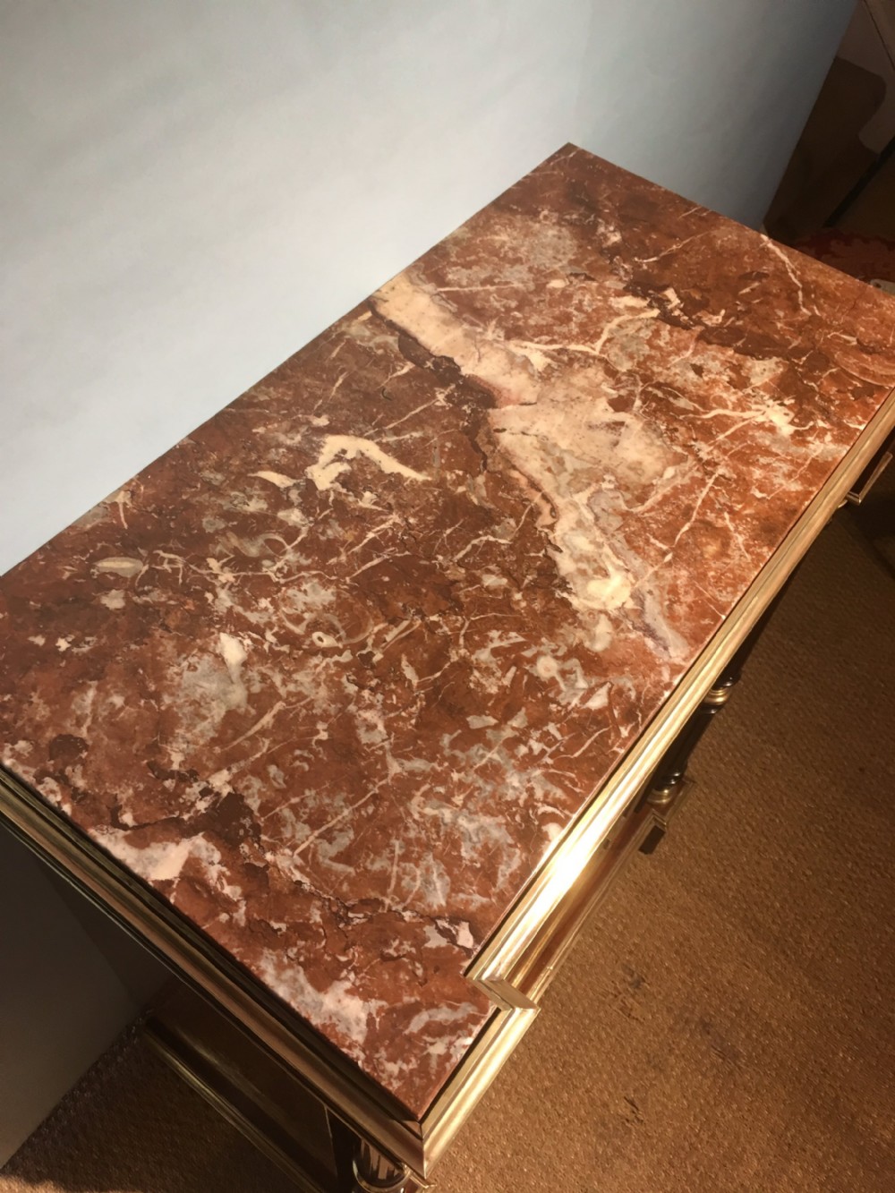 Napoleon III rosewood and inlaid side cabinet   View VIII