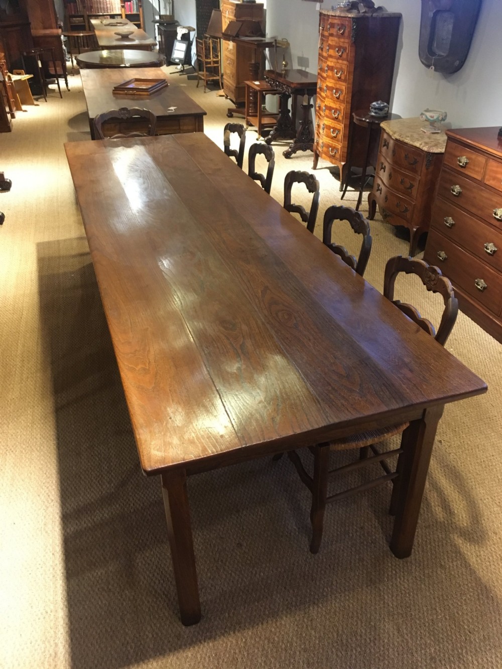 Elm Farmhouse table 3 meters long  View V