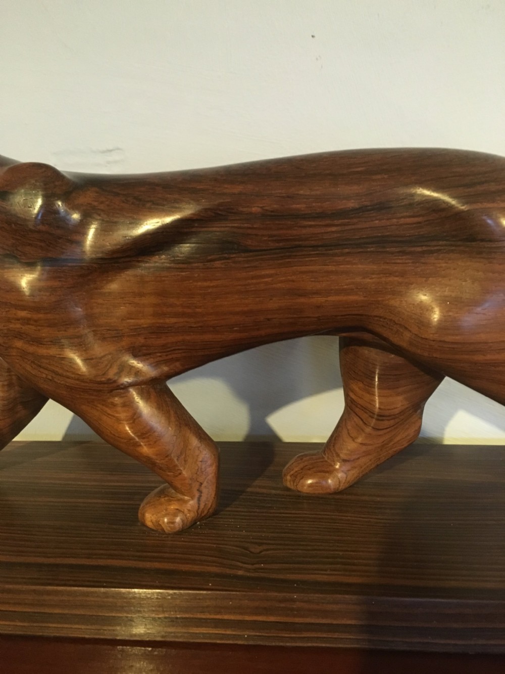 Art deco Carved panther  View VII