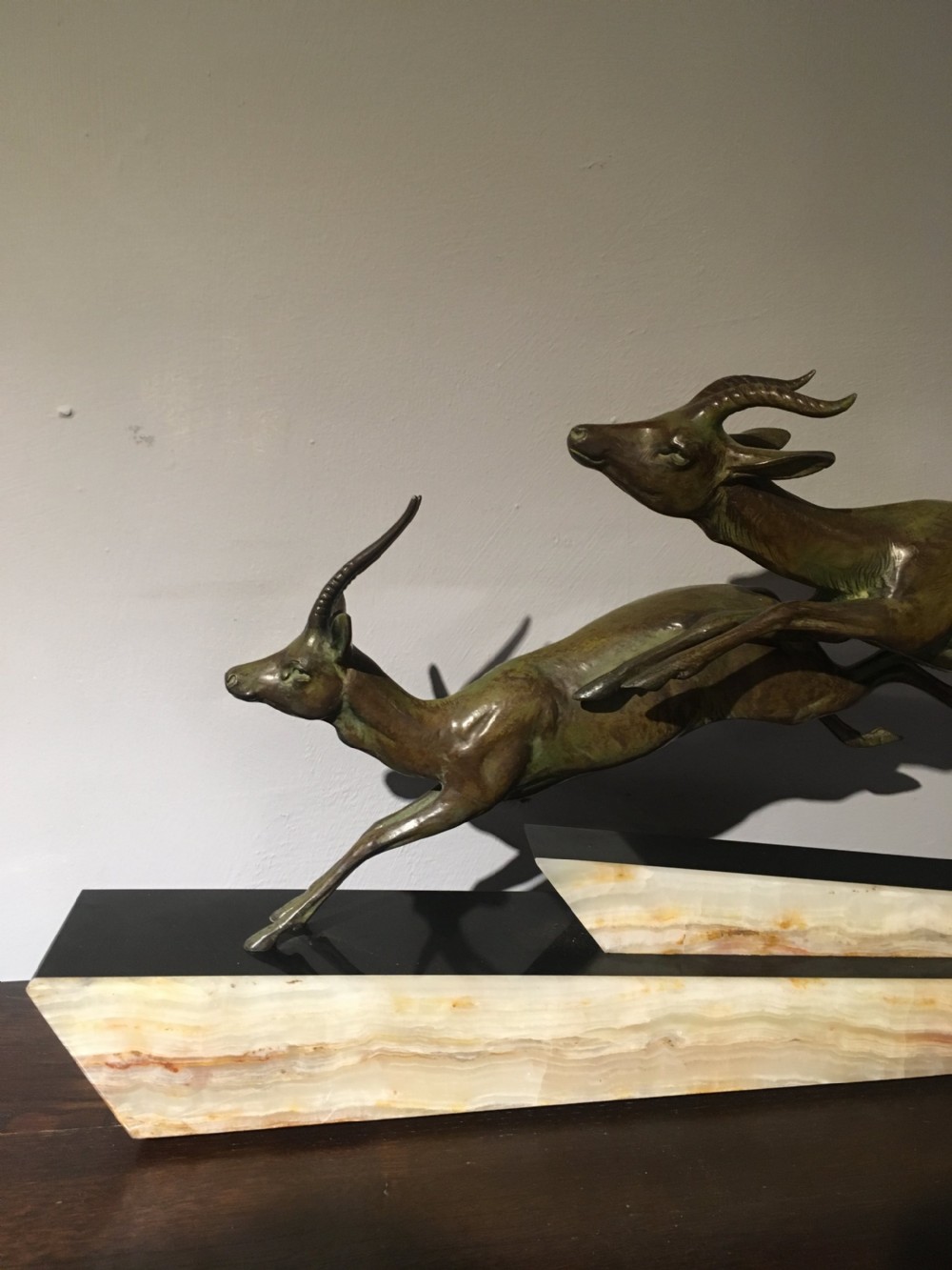 Art deco spelter antelope  View IV