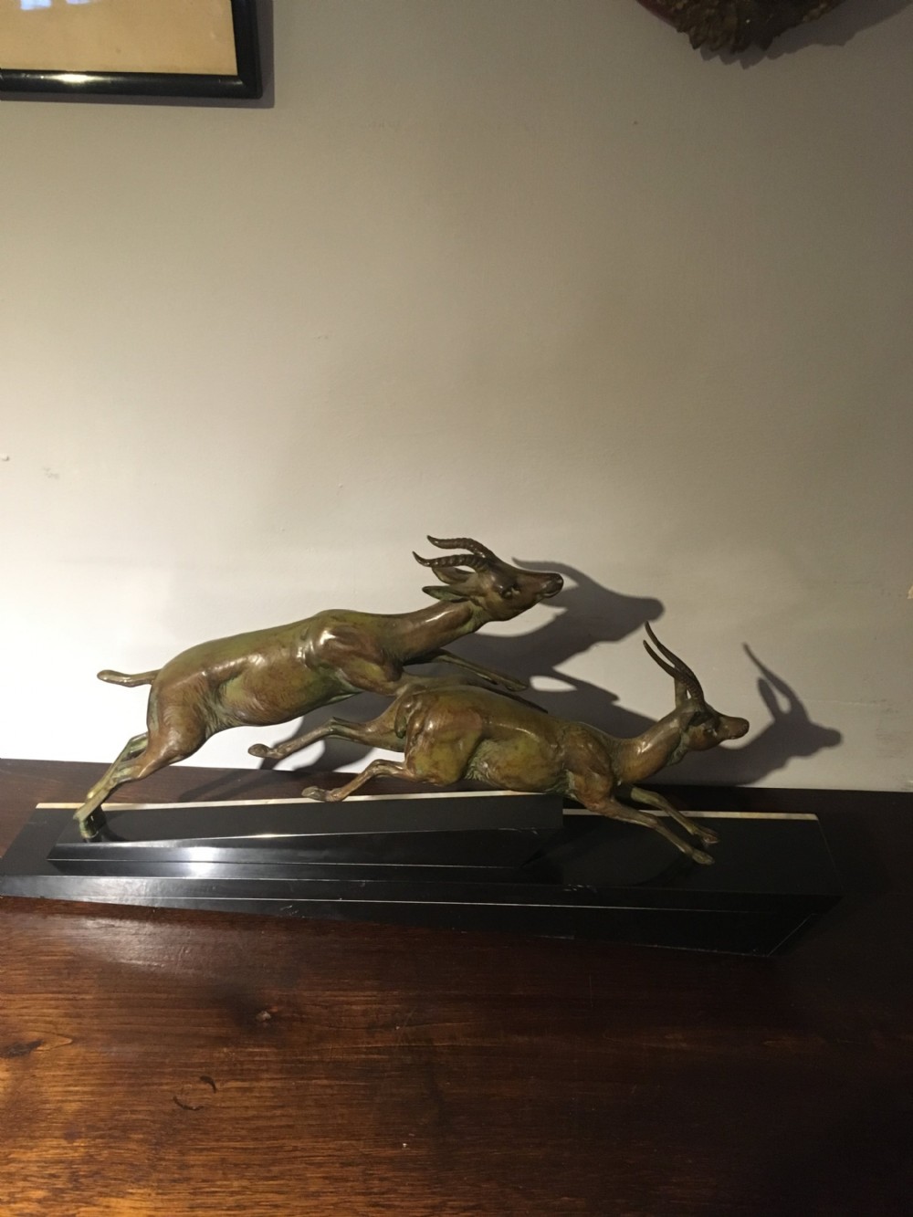 Art deco spelter antelope  View VI