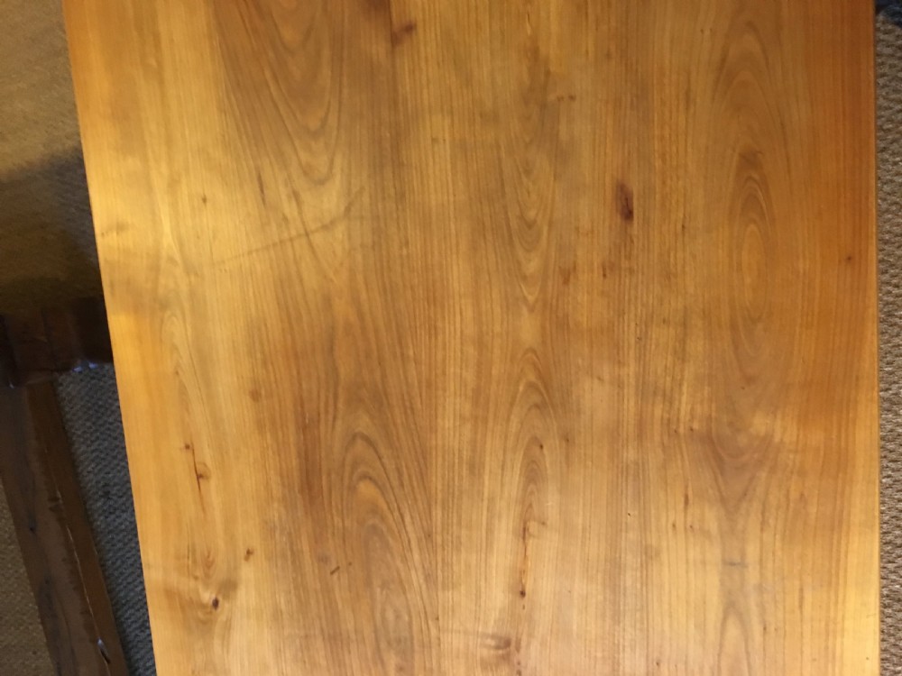 Cherrywood farmhouse table  View II