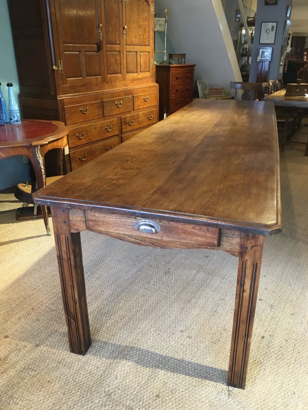 Elm Farmhouse table 3.35 meters   View II