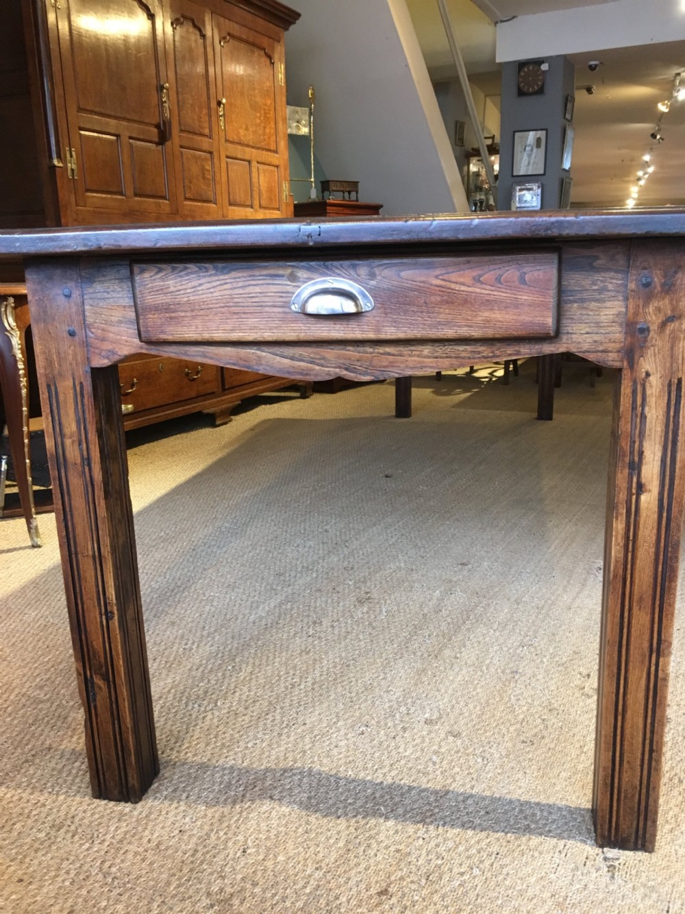Elm Farmhouse table 3.35 meters   View III