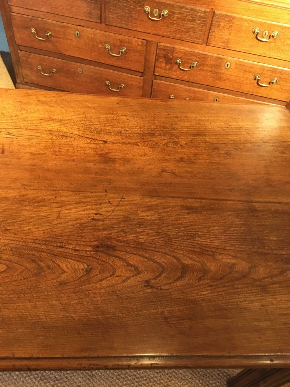 Elm Farmhouse table 3.35 meters   View IX