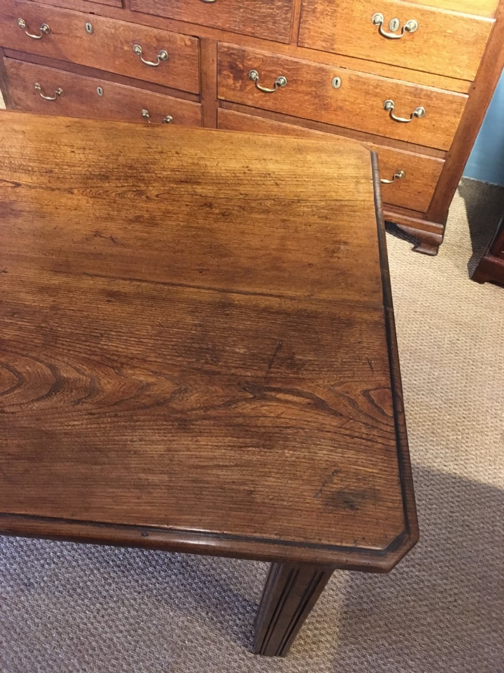 Elm Farmhouse table 3.35 meters   View X