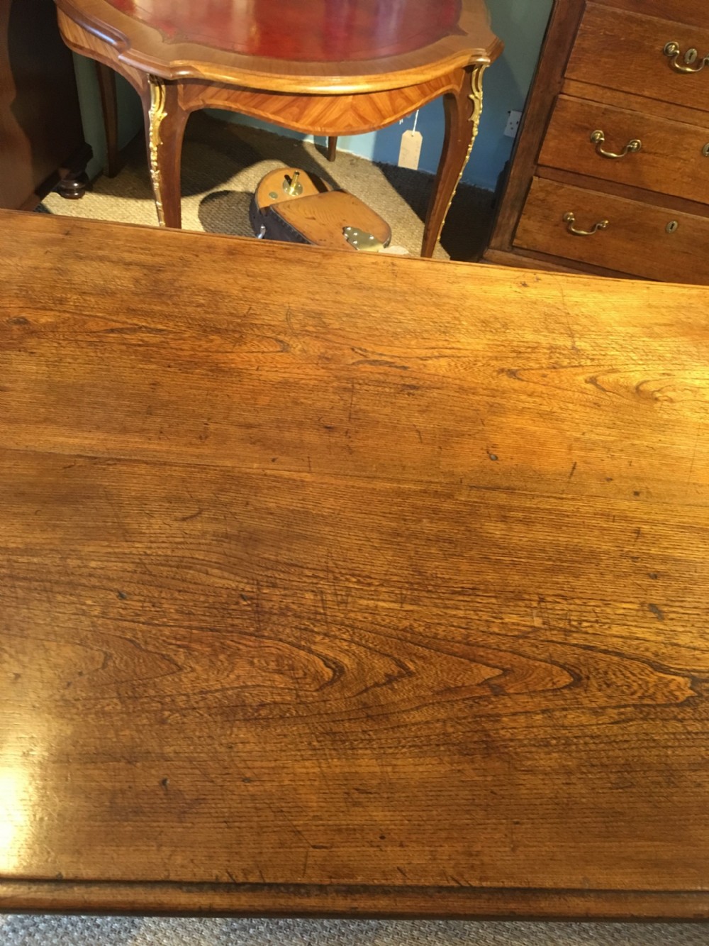 Elm Farmhouse table 3.35 meters   View XI