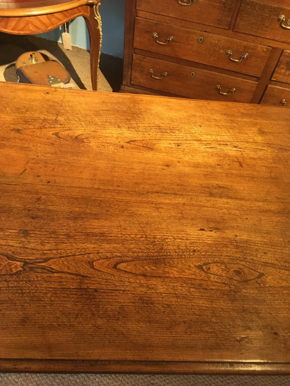 Elm Farmhouse table 3.35 meters   View XII