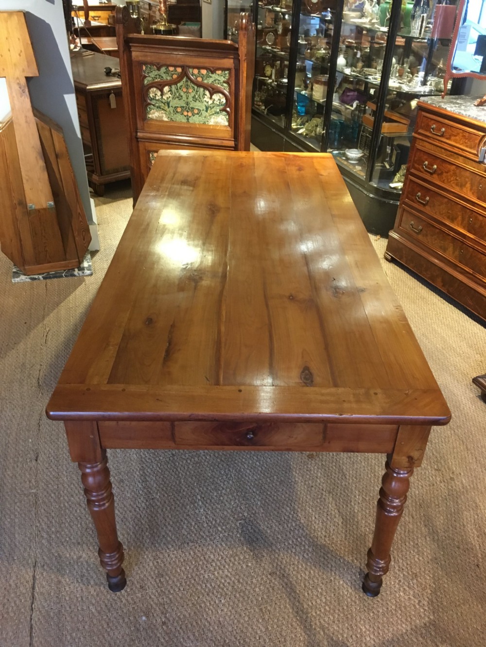 Cherrywood farmhouse table 2 meters long 
