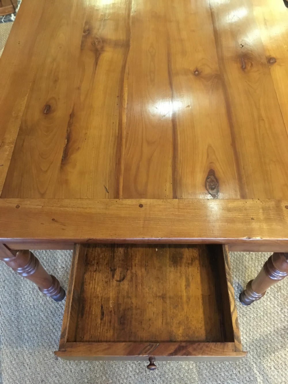 Cherrywood farmhouse table 2 meters long  View III