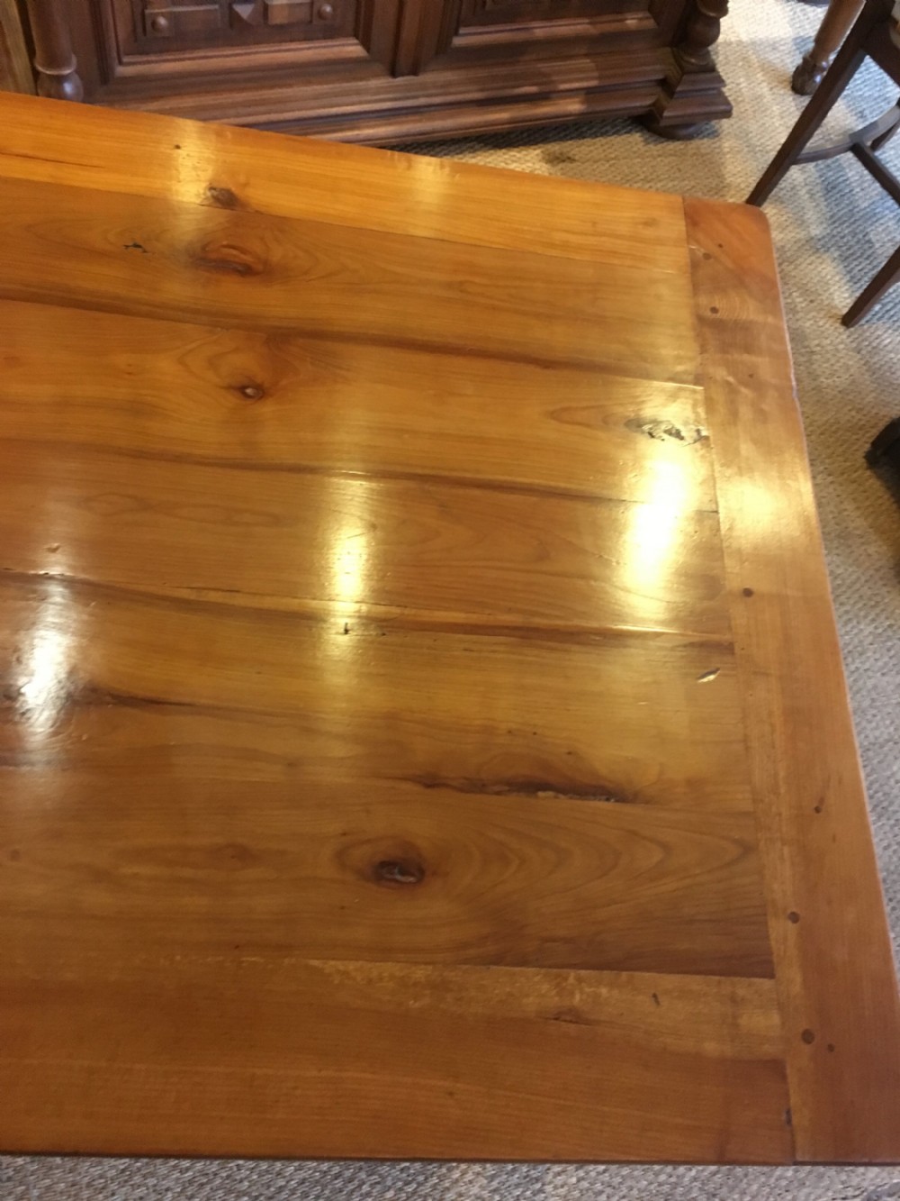 Cherrywood farmhouse table 2 meters long  View V