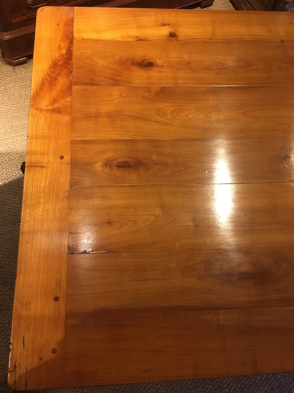 Cherrywood farmhouse table 2 meters long  View X