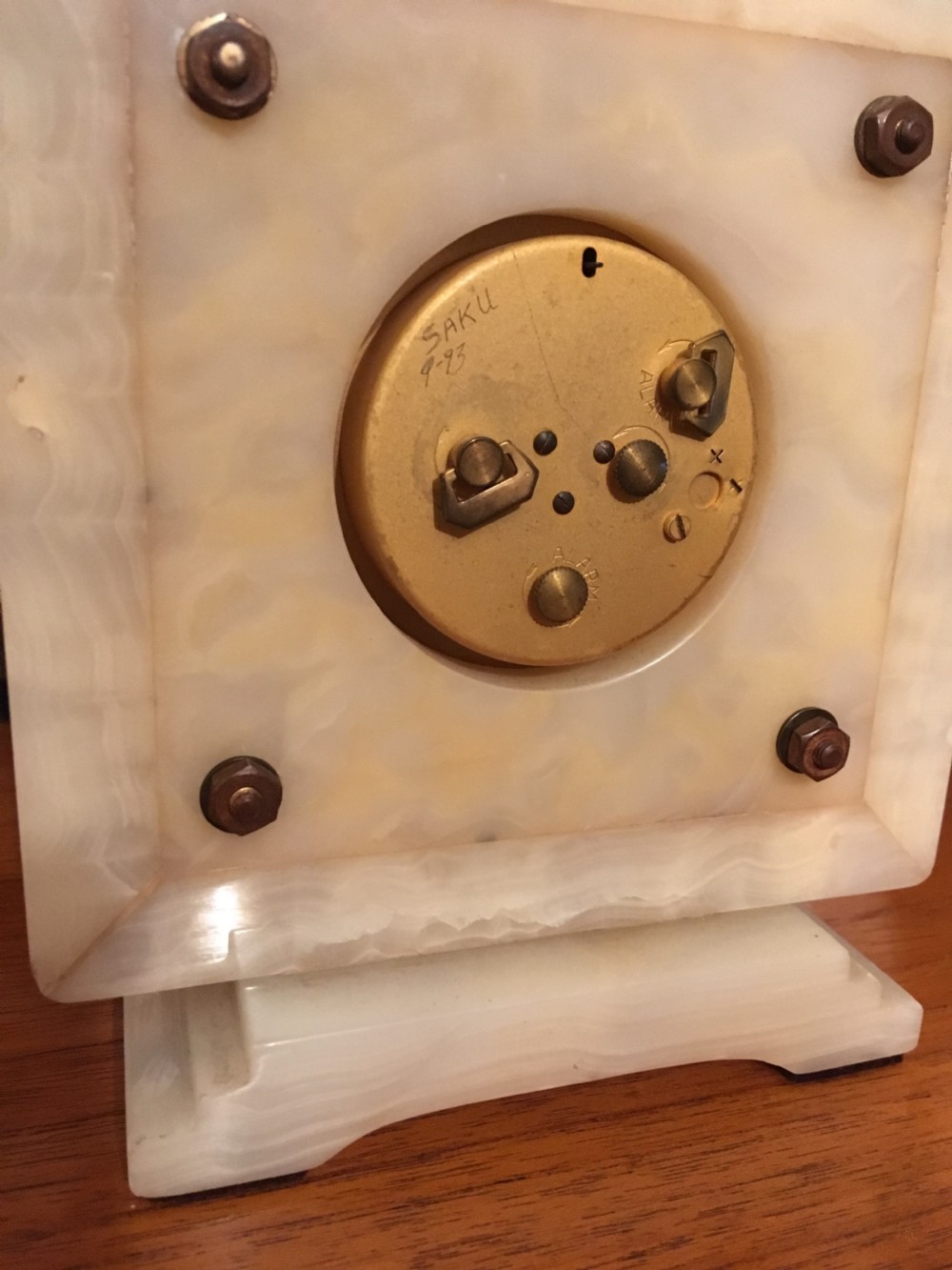 ART DECO MANTEL / ALARM CLOCK View V