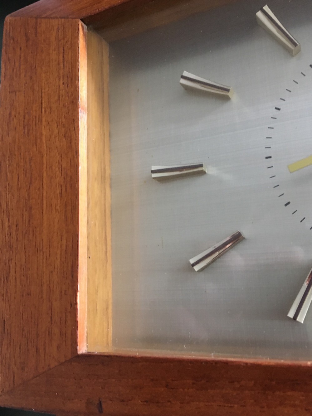 TEAK “MODERNIST” MANTEL CLOCK  View VI