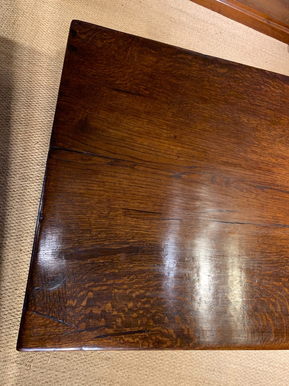Oak refectory table  View IV