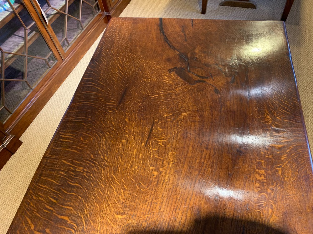 Oak refectory table  View VI