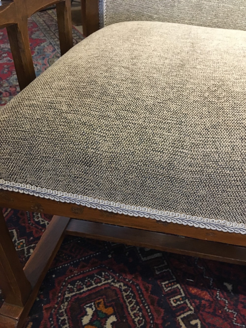 PAIR ARTS AND CRAFTS COTSWOLD ARMCHAIRS  View IX