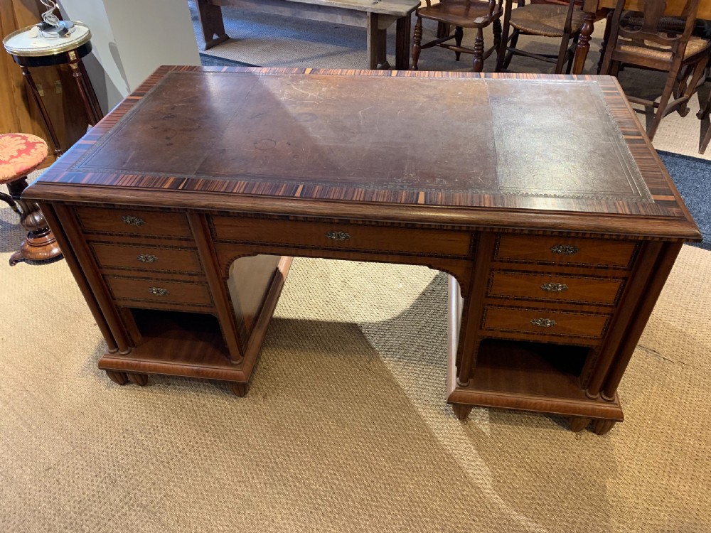 Art Deco pedestal desk  View VII