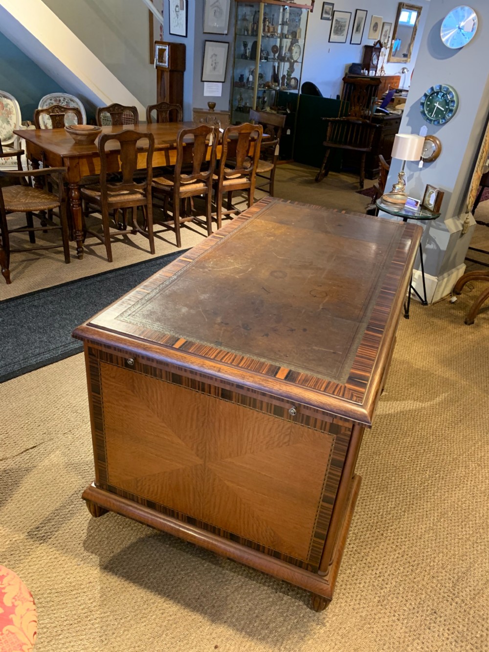 Art Deco pedestal desk  View VIII