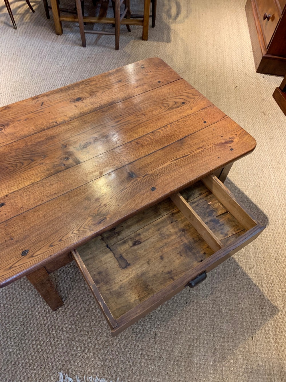 Oak coffee table   View III
