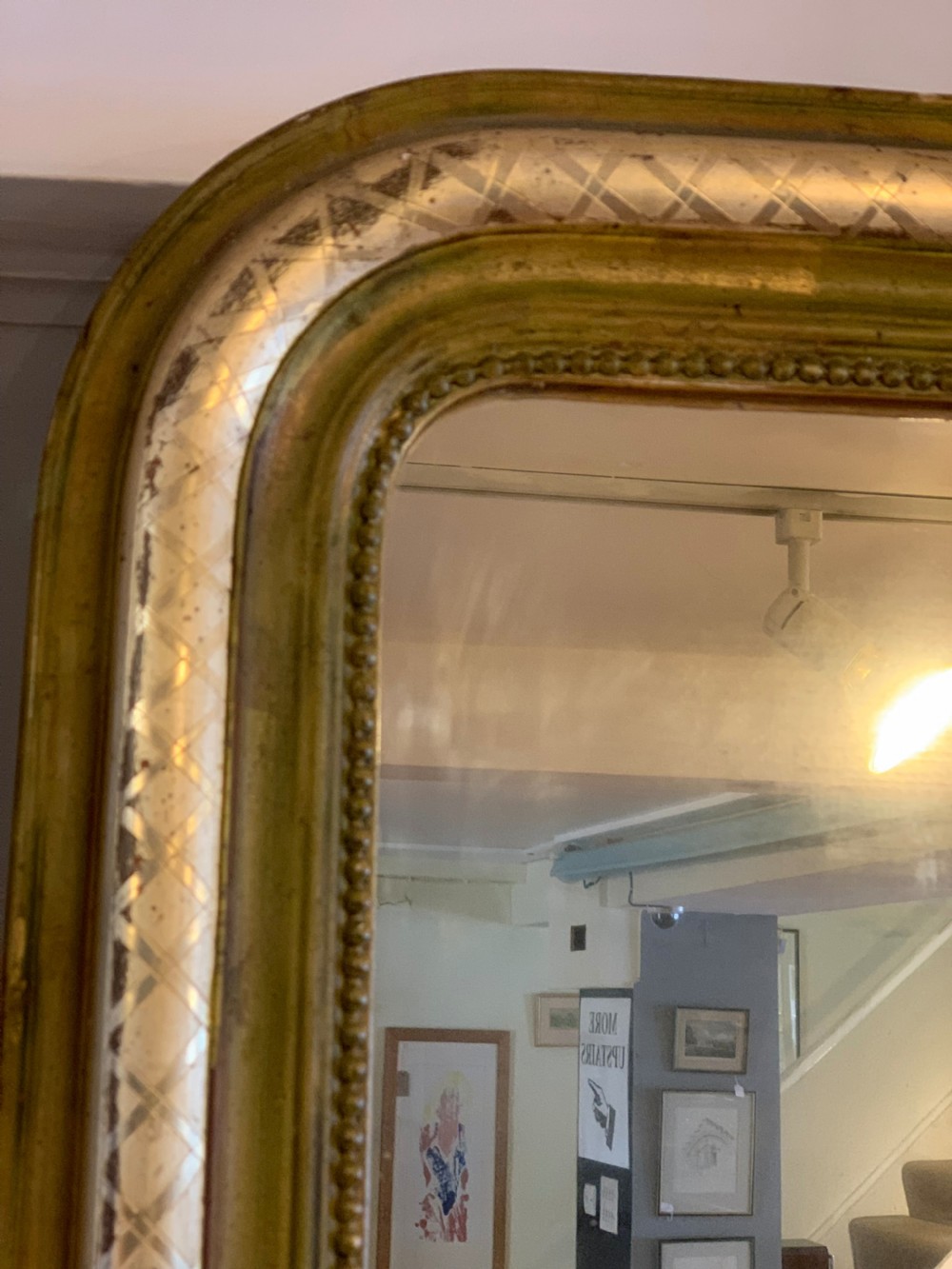 antique mirror  29x39 inches  View V