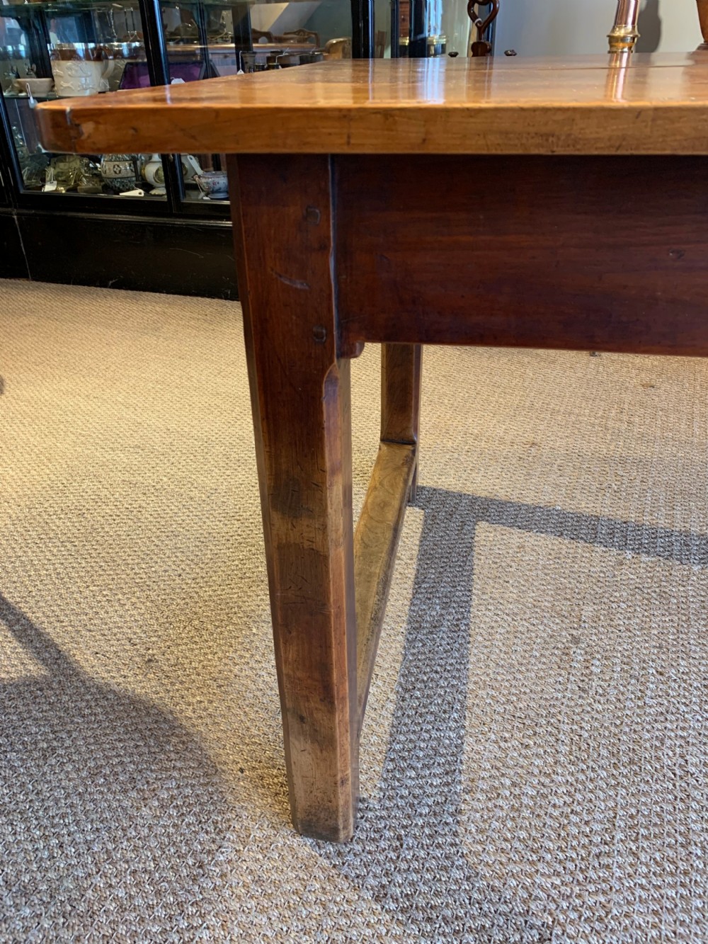 Farmhouse table cherry wood 105.5 inches long  View VIII