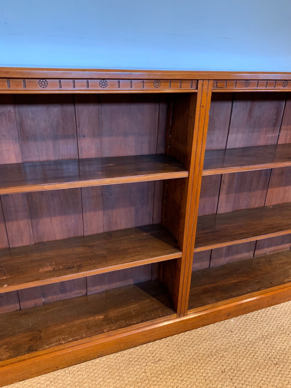 Victorian Walnut bookcase  View III