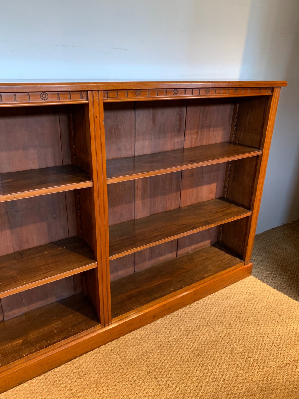 Victorian Walnut bookcase  View IV