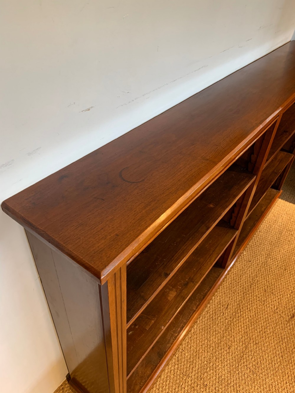 Victorian Walnut bookcase  View V