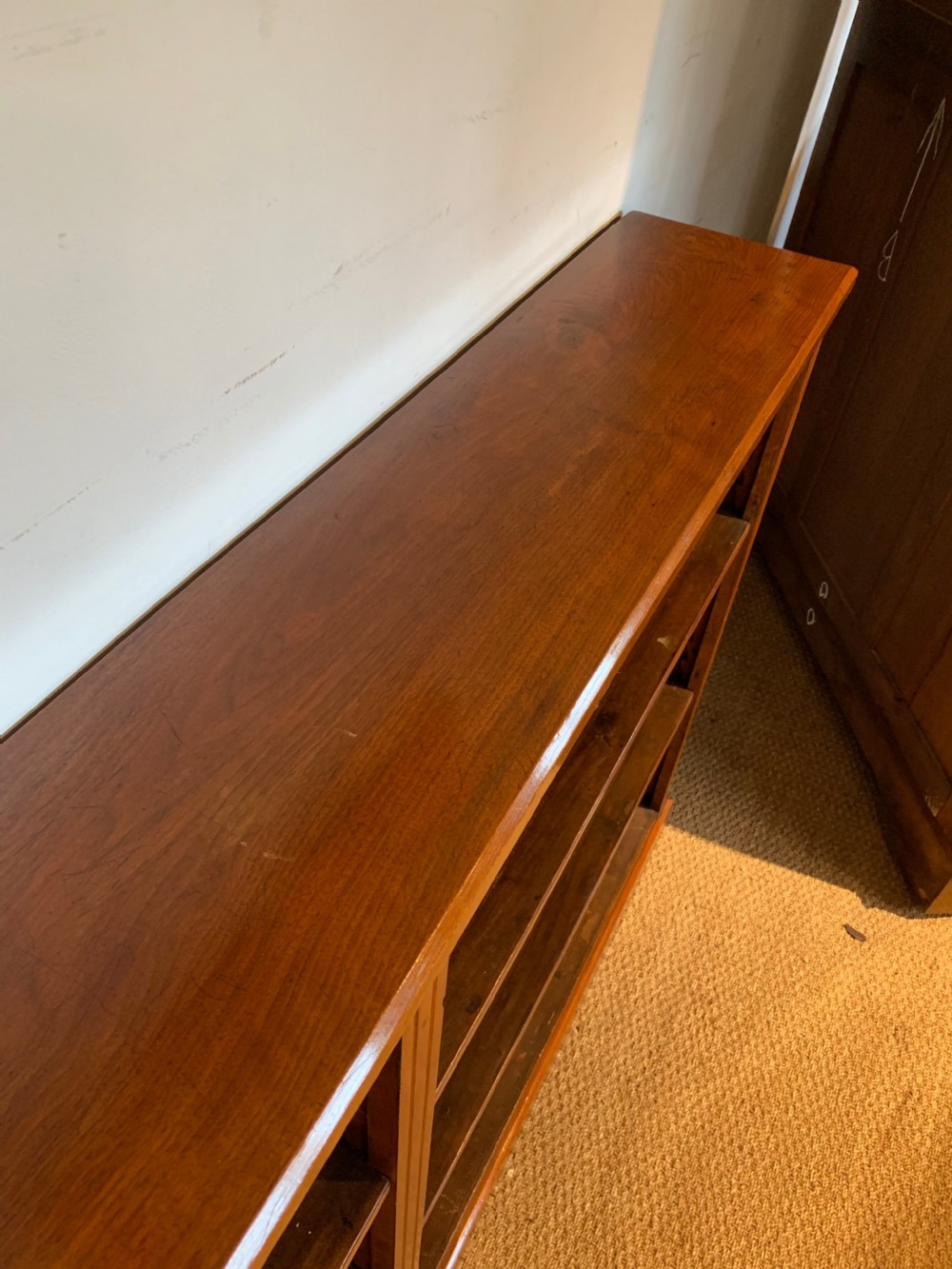 Victorian Walnut bookcase  View VI