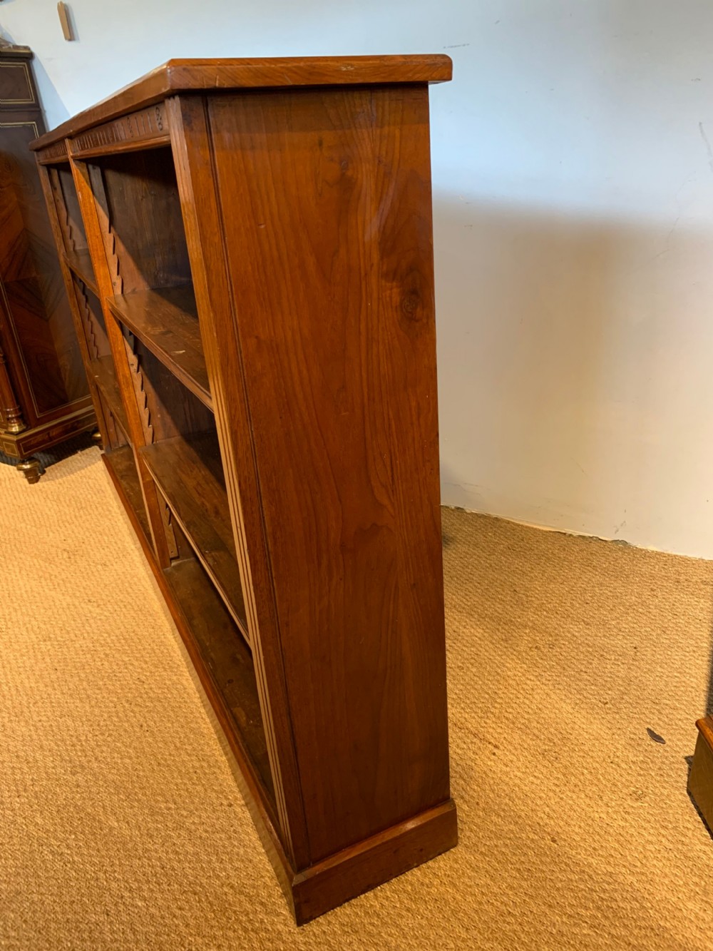 Victorian Walnut bookcase  View VII