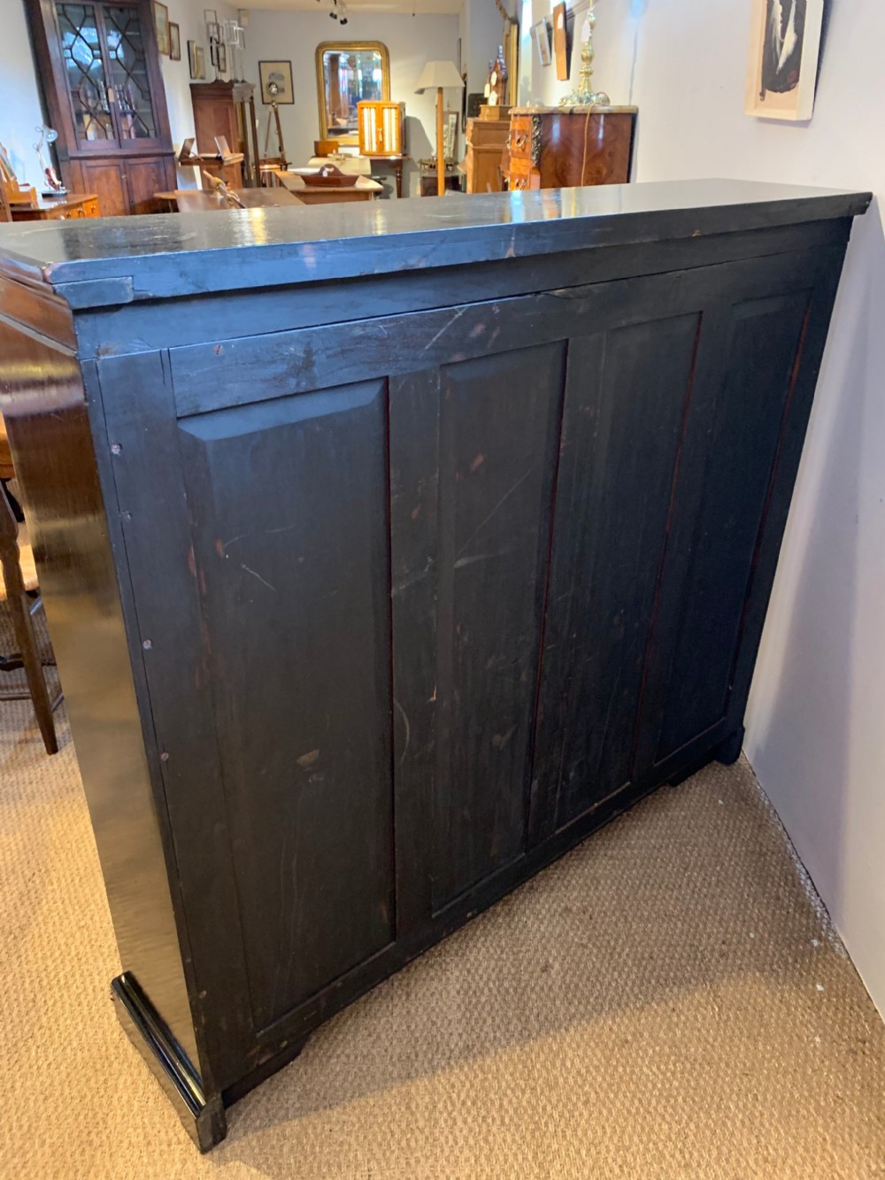 Late Victorian open bookcase   View VII