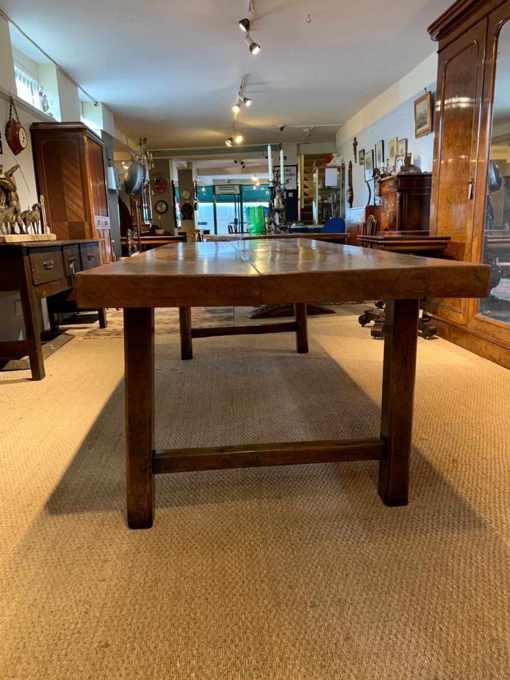 Elm Farmhouse table 248 cms  View IV