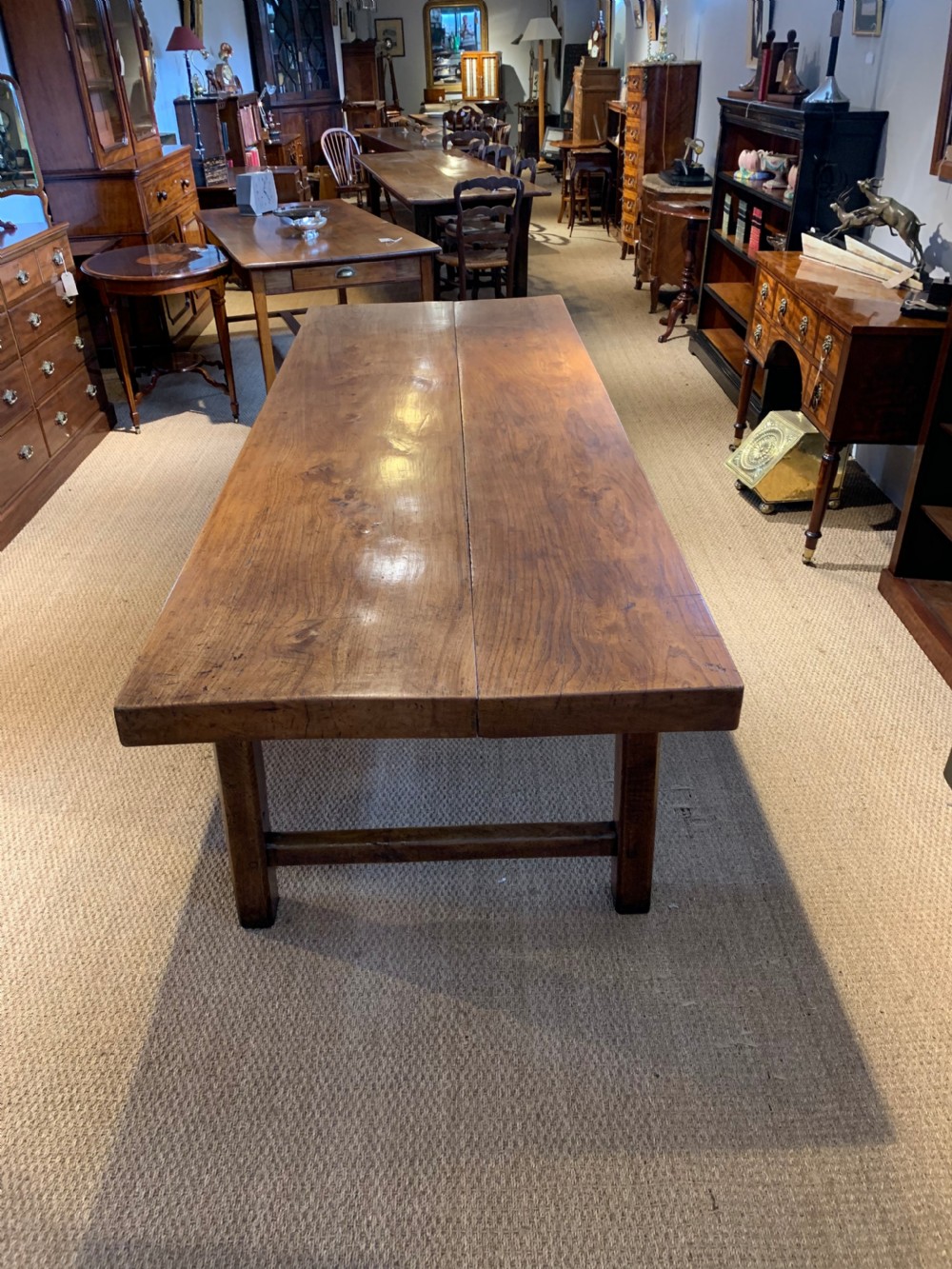 Elm Farmhouse table 248 cms  View VI