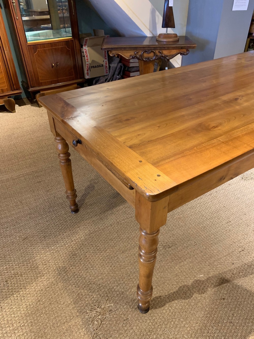 Farmhouse table with turned legs 2 meters   View III