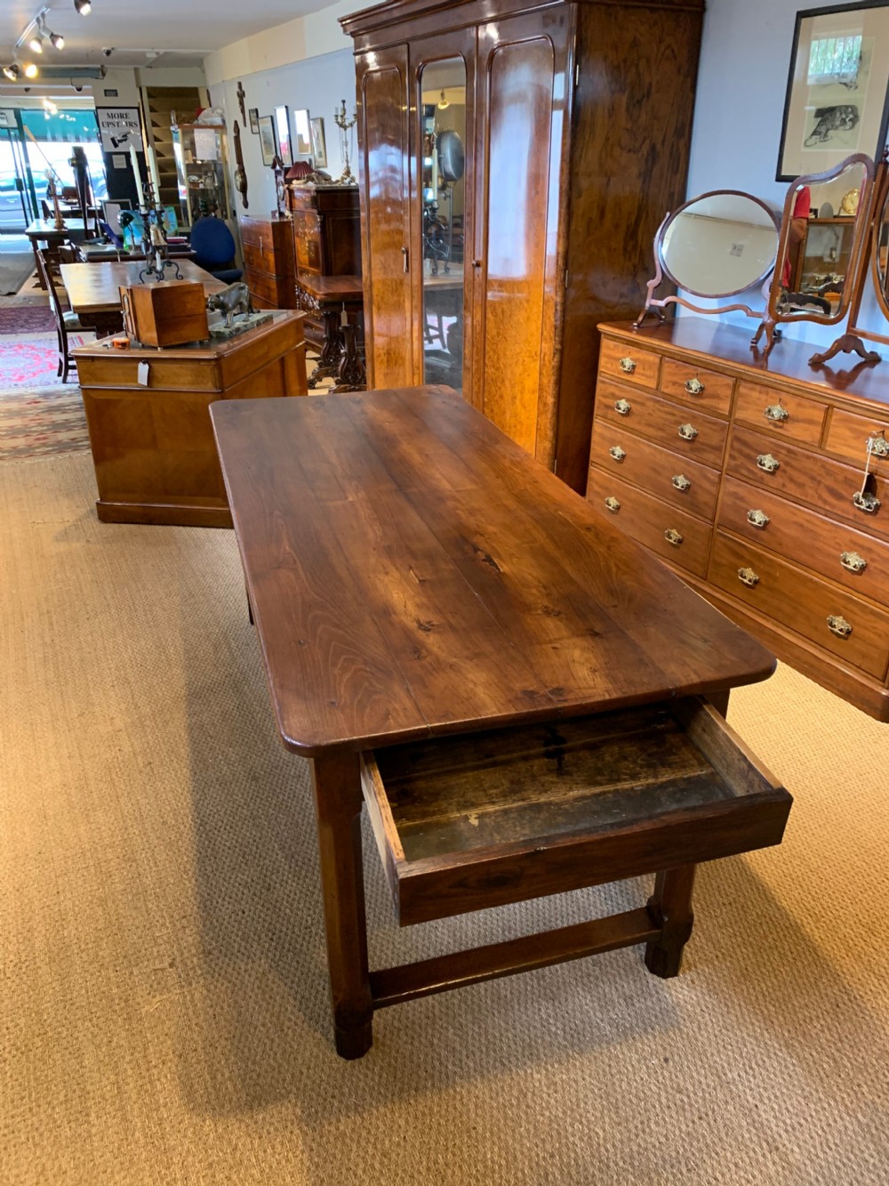 Farm table , Chestnut 2 meters  View II