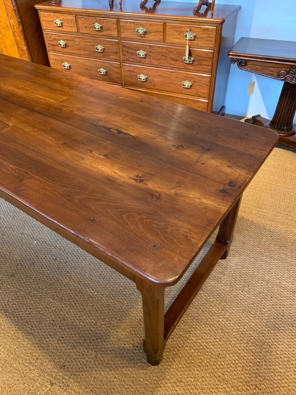 Farm table , Chestnut 2 meters  View III