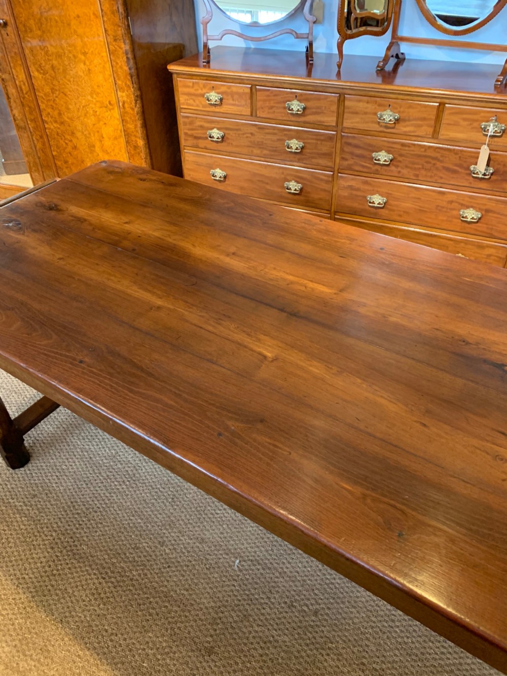 Farm table , Chestnut 2 meters  View IV